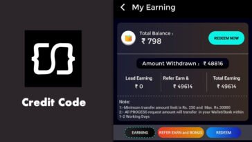 credit code app se paise kaise kamaye