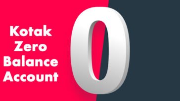 kotak zero balance account opening